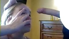 Cum Cocktail On Her Face